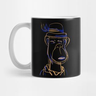 the snob ape monkey ecopop art Mug